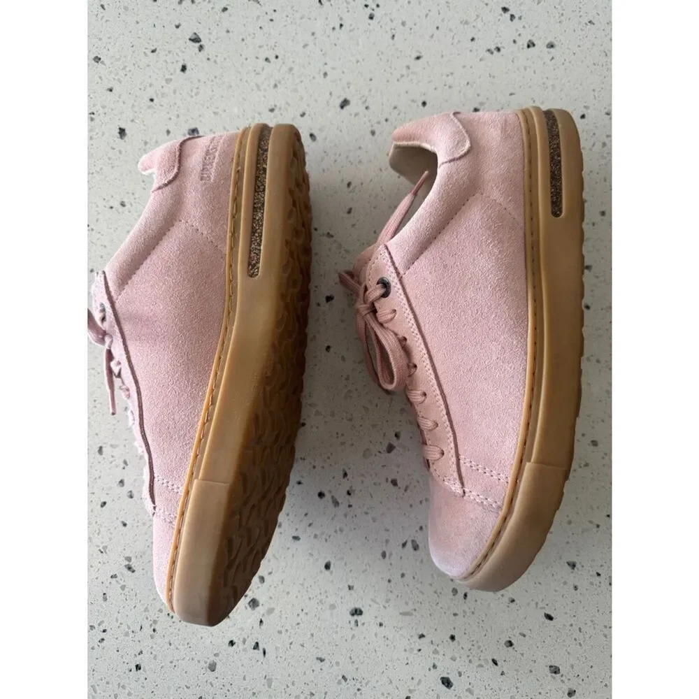 Birkenstock pink suede